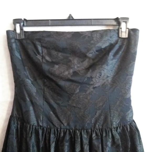 Ann Taylor Black Floral Cocktail Dress Size 4 - Picture 4 of 6